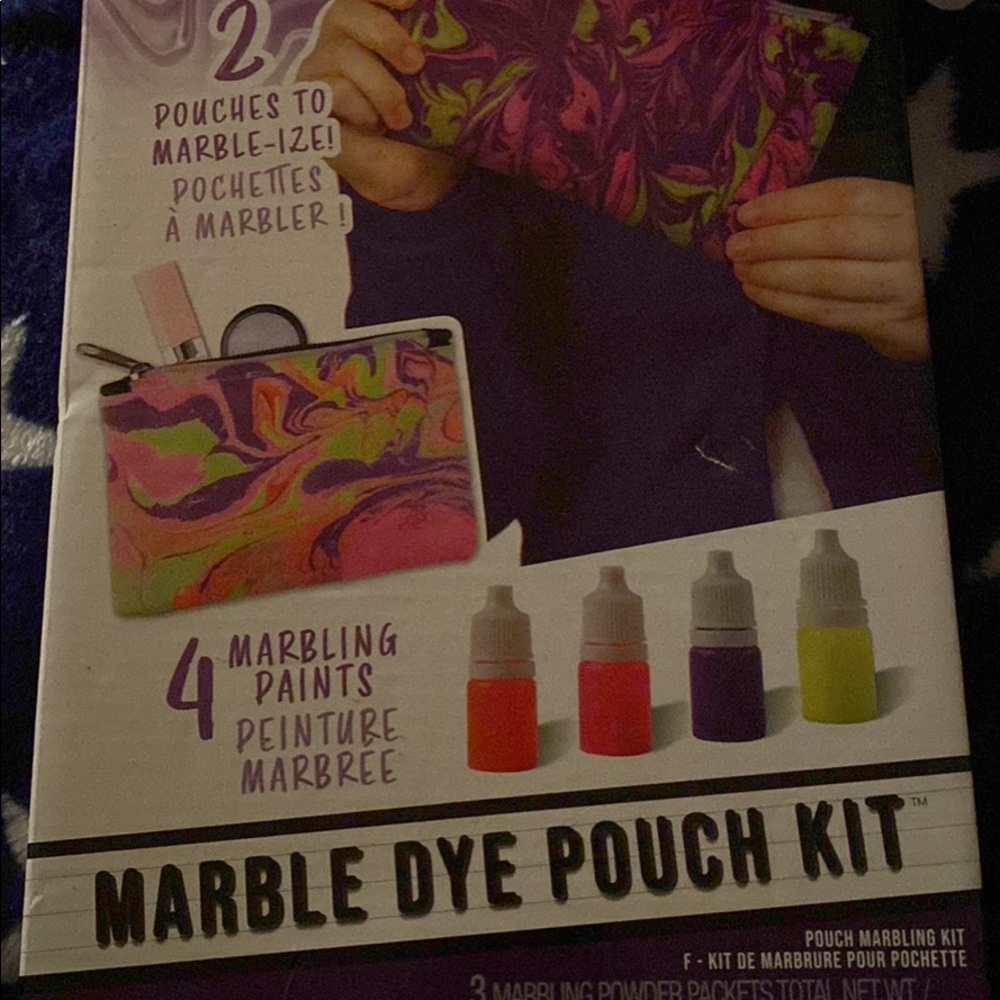 Marble Dye Pouch Kit